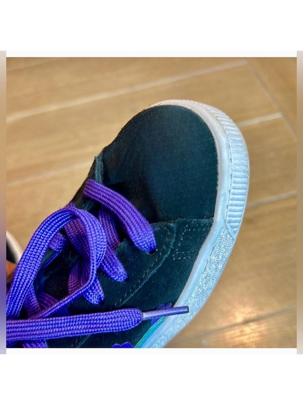 Puma x Nickelodeon Rugrats Suede Classic Unisex Little Kids Sneakers Size 2.5 - Picture 10 of 16